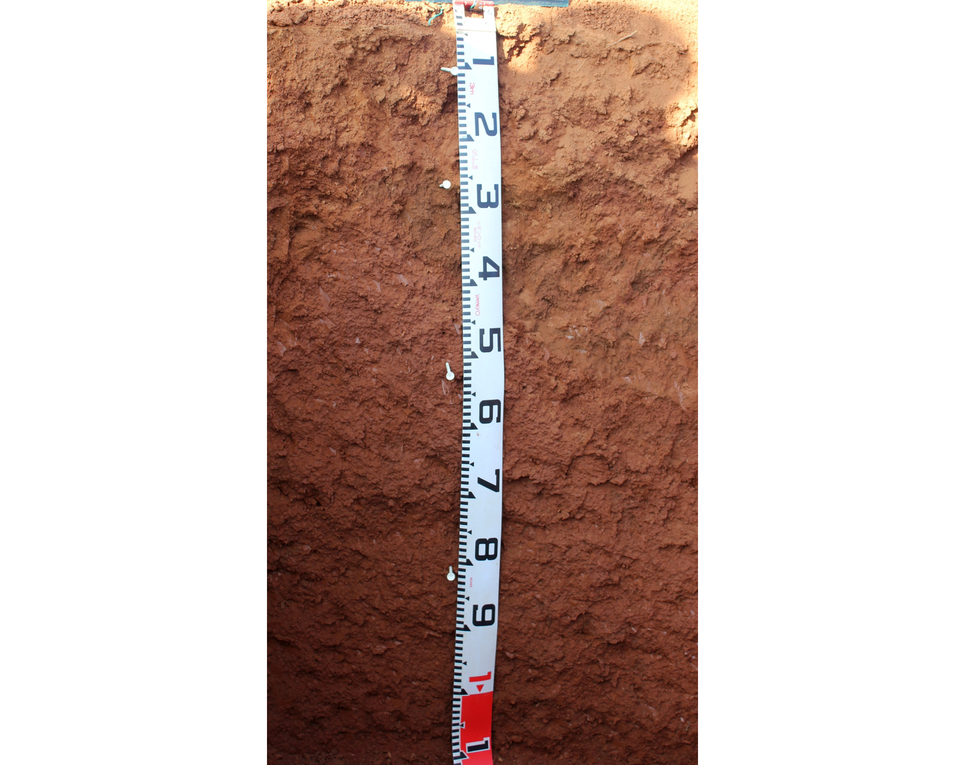 桃園有許多發育自洪積層紅壤母質的紅土臺地，以極育土與氧化物土為最具代表性，如平鎮系（氧化物土）