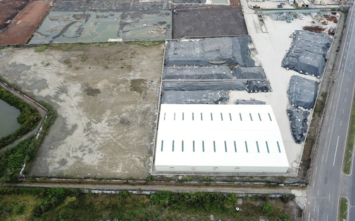 五氯酚工廠區設置暫存區-今