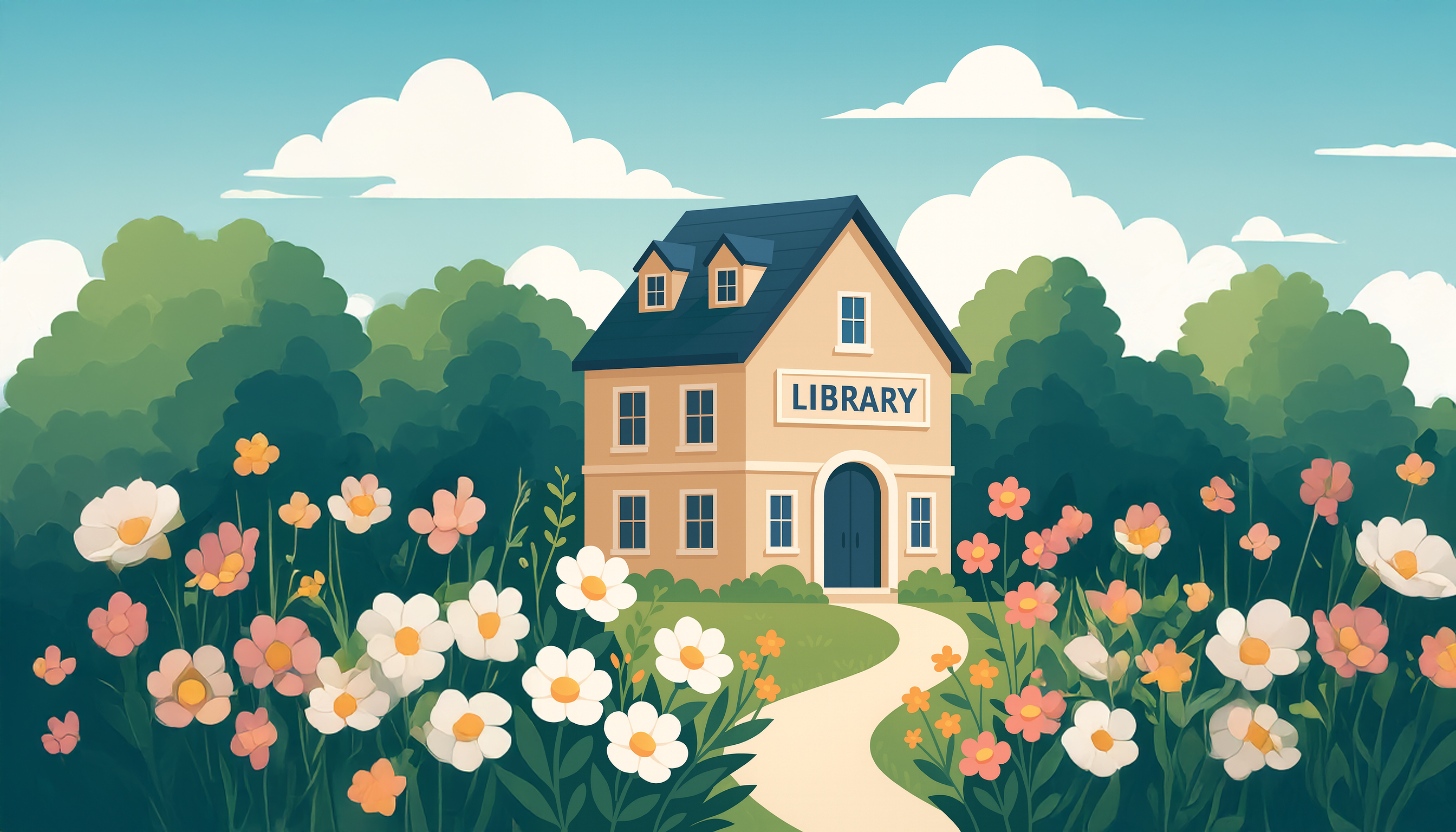 圖書館背景