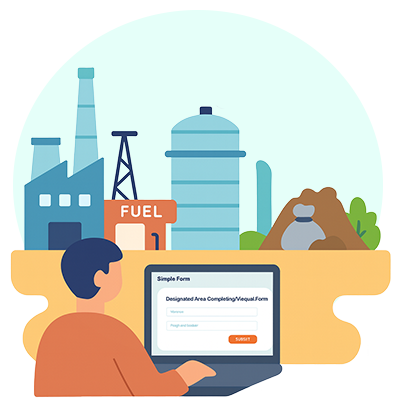 填報平臺示意圖