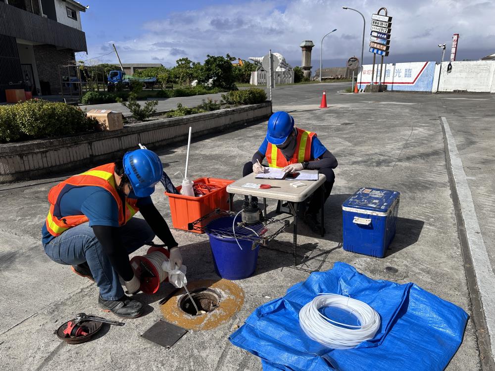 臺東縣政府環境保護局執行地下水採樣驗證作業