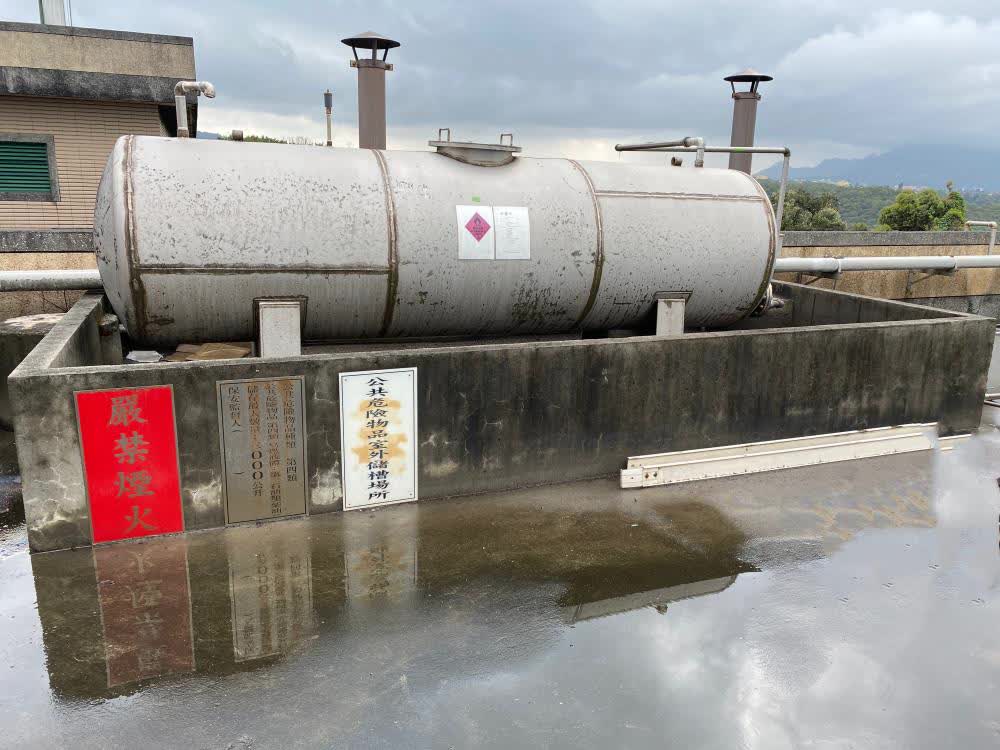柴油地上儲槽及防污設施設置情形 柴油地上儲槽及防污設施設置情形